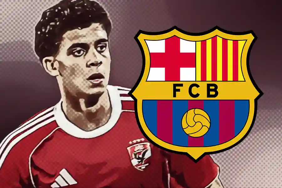 Barcelona Ajukan Tawaran Kedua untuk Wonderkid Al Ahly Hamza Abdelkarim Hamza Abdelkarim