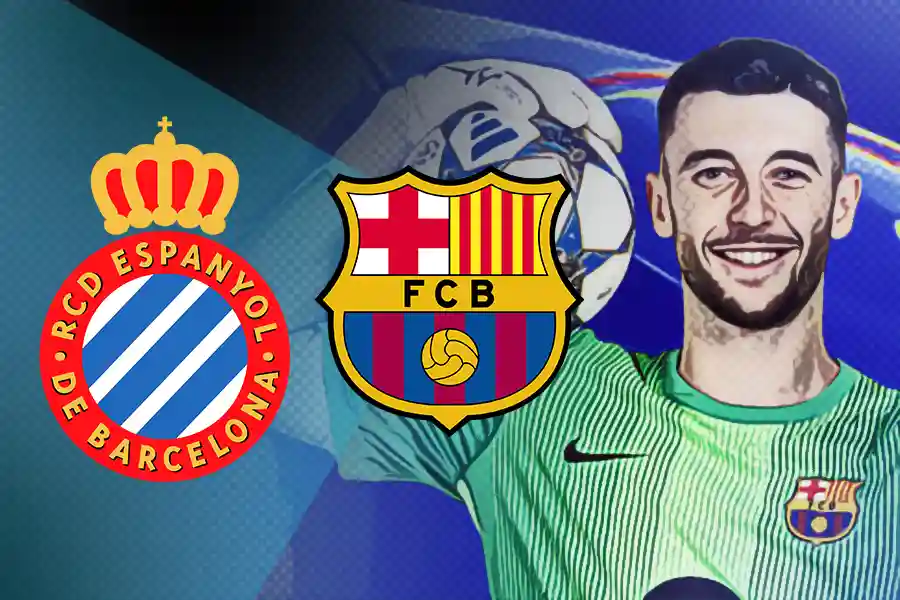 Derbi Barcelona Memanas: Espanyol Siapkan Jaring Pengaman demi Antisipasi Tekanan Suporter pada Joan Garcia Joan Garcia dalam laga La Liga, RCD Espanyol de Barcelona vs FC Barcelona