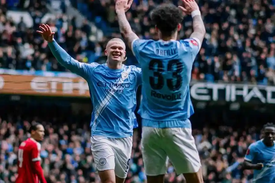 Manchester City Hancurkan Liverpool 4-0, Haaland Cetak Hattrick dan Bawa The Citizens ke Semifinal FA Cup Manchester City kalahkan Liverpool 4-0 di perempat final FA Cup 2025/26. Hattrick Erling Haaland bawa City ke semifinal.