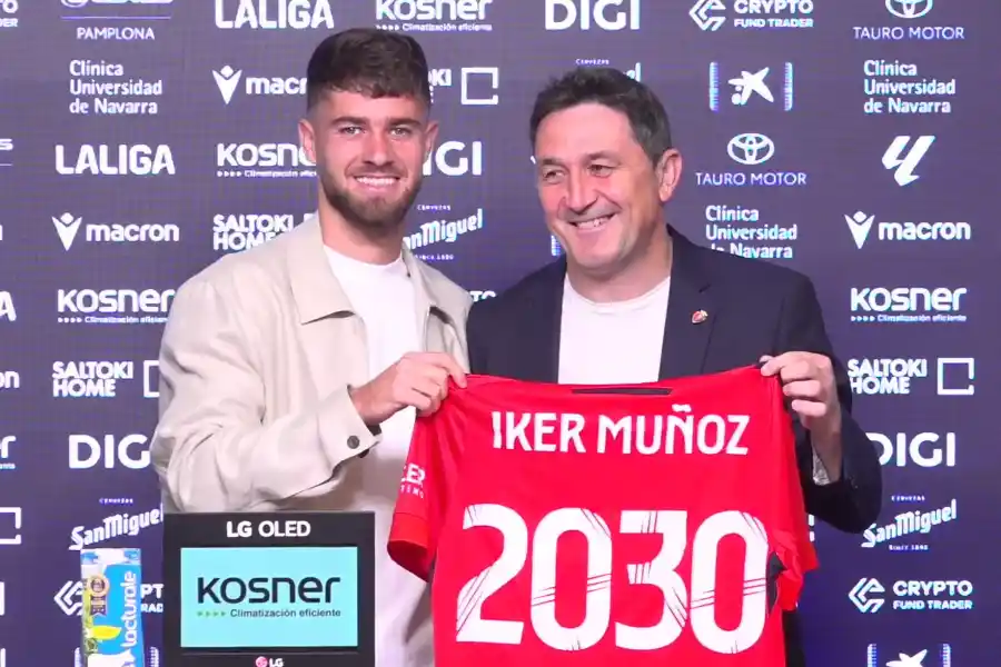 Iker Muñoz Perpanjang Kontrak hingga 2030, Osasuna Amankan Aset Masa Depan Iker Muñoz resmi perpanjang kontrak di Osasuna hingga 2030. Klub nilai langkah ini strategis untuk masa depan tim.